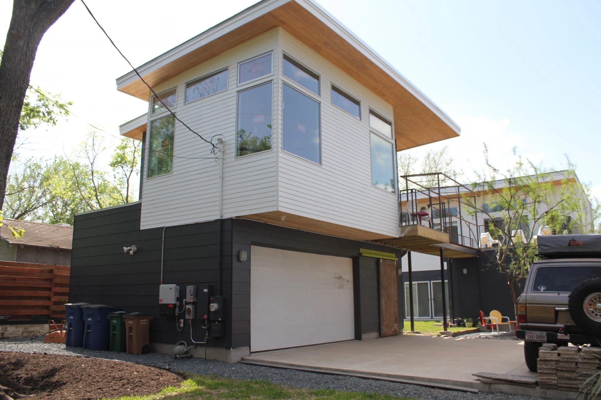 Modern house construction